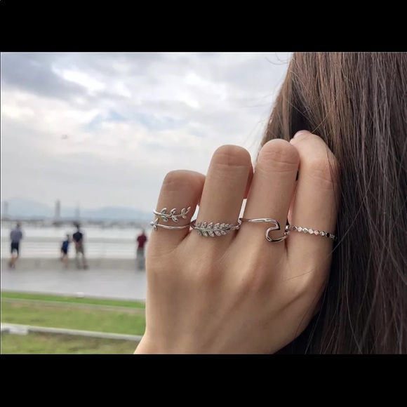 New Women’s 925 Silver Adjustable Olive Diamond Ring - Picture 6 of 6